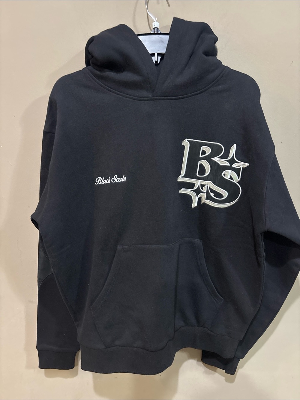 Black Scale BS All Star Hoodie Black Pullover Sweatshirt Men’s Medium NWOT